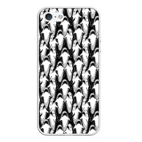 Чехол для iPhone 5/5S матовый с принтом Хищные Рыбы в городе Новоалтайск, Силикон | Область печати: задняя сторона чехла, без боковых панелей | Тематика изображения на принте: fish | ocean | predator | shark | white shark | акула | белая акула | зубы | море | морской хищник | океан | рыба | хищная рыба | хищник