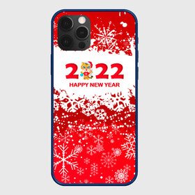 Чехол для iPhone 12 Pro Max с принтом Happy New Year 2022. в городе Новоалтайск, Силикон |  | 2022 | happy new year | merry christmas | год тигра | зима близко | нг | новогодний | новогодний тигр | новый год | новый год 2022 | рождество | символ 2022 года | снег | снежинки | тигр