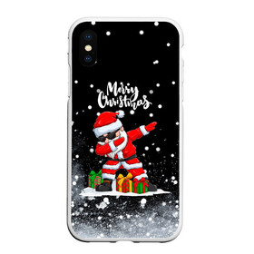 Чехол для iPhone XS Max матовый с принтом Santa Dabbing с подарками. в городе Новоалтайск, Силикон | Область печати: задняя сторона чехла, без боковых панелей | Тематика изображения на принте: 2022 | dabbing | happy new year | merry christmas | santa dabbing | год тигра | зима близко | нг | новогодний | новый год | новый год 2022 | рождество | символ 2022 года | снег | снежинки
