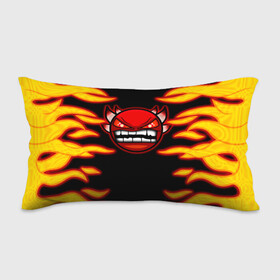 Подушка 3D антистресс с принтом Geometry Dash Smiley demon в городе Новоалтайск, наволочка — 100% полиэстер, наполнитель — вспененный полистирол | состоит из подушки и наволочки на молнии | angry | crazy | demon | devil | evil | fire | geometry dash | icons | robtop | smile | геомерия даш | геометри деш | геометри дэш | геометрия дэш | демон | злой смайл | игра геометрия дэш | иконки | огненный | огонь | пламя | платформер