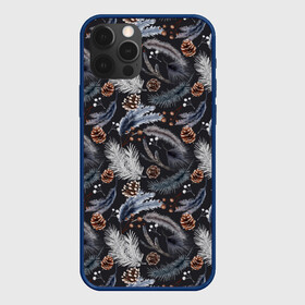 Чехол для iPhone 12 Pro Max с принтом Узор из еловых веток и шишек | Акварельный рисунок в городе Новоалтайск, Силикон |  | berries | berry | christmas | floral | flower | flowers | forest | new year | pattern | watercolor | winter | акварель | акварелью | ёлка | еловые ветки | ель | зима | искусство | кусты | лес | листва | листья | ом | паттерн | пейзаж | раст