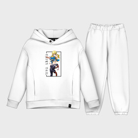Детский костюм хлопок Oversize с принтом Люси Хартфилия. Хвост феи в городе Новоалтайск,  |  | Тематика изображения на принте: fairy tail | lucy heartfilia | люси хартфилия | сказка о хвосте феи | фейри тейл | хвост феи