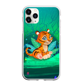 Чехол для iPhone 11 Pro Max матовый с принтом Тигр в большой кувшинке в городе Новоалтайск, Силикон |  | 2022 | год тигра | новый год | новый год 2022 | символ года | тигр | тигренок | тигрица | тигры