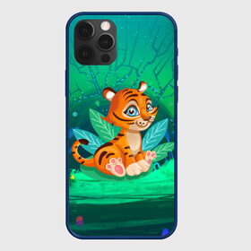 Чехол для iPhone 12 Pro Max с принтом Тигр в большой кувшинке в городе Новоалтайск, Силикон |  | 2022 | год тигра | новый год | новый год 2022 | символ года | тигр | тигренок | тигрица | тигры