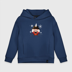 Детское худи Oversize хлопок с принтом The Nutcracker Fairy Tale в городе Новоалтайск, френч-терри — 70% хлопок, 30% полиэстер. Мягкий теплый начес внутри —100% хлопок | боковые карманы, эластичные манжеты и нижняя кромка, капюшон на магнитной кнопке | nut cracker | nutcracker | новогодний | новогодняя сказка | новый год | рождество | сказка | снежинка | щелкунчик
