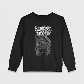 Детский свитшот хлопок с принтом Municipal Waste - urban nightmare в городе Новоалтайск, 100% хлопок | круглый вырез горловины, эластичные манжеты, пояс и воротник | crossover thrash | death | group | hype | mask | municipal waste | music | nightmare | richmond | scythe | usa | вирджиния | группа | коммунальные отходы | коса | кроссовертрэш | музыка | ночь | противогаз | сша | ха