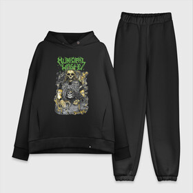 Женский костюм хлопок Oversize с принтом Municipal Waste - crossover thrash style! в городе Новоалтайск,  |  | bandana | bone | crossover thrash | dude | group | hype | municipal waste | music | raven | richmond | skateboard | skull | snake | usa | бандана | вирджиния | ворон | группа | змея | коммунальные отходы | кость | кроссовертрэш | музыка