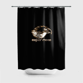 Штора 3D для ванной с принтом Eagles mood в городе Новоалтайск, 100% полиэстер | плотность материала — 100 г/м2. Стандартный размер — 146 см х 180 см. По верхнему краю — пластиковые люверсы для креплений. В комплекте 10 пластиковых колец | бивни | животные | злой | злость | клюв | крылья | настроение | неон | неоновые принты | орел | природа | птицы | саванна | светящиеся | сердится | хищник
