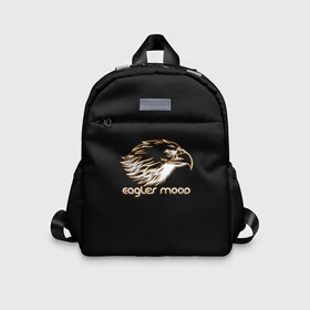 Детский рюкзак 3D с принтом Eagles mood в городе Новоалтайск, 100% полиэстер | лямки с регулируемой длиной, сверху петелька, чтобы рюкзак можно было повесить на вешалку. Основное отделение закрывается на молнию, как и внешний карман. Внутри дополнительный карман. По бокам два дополнительных кармашка | бивни | животные | злой | злость | клюв | крылья | настроение | неон | неоновые принты | орел | природа | птицы | саванна | светящиеся | сердится | хищник