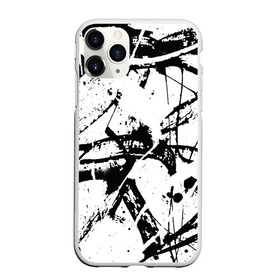 Чехол для iPhone 11 Pro матовый с принтом GRUNGE TRIP в городе Новоалтайск, Силикон |  | grunge | абстракция | граундж | грязный | кляксы | пестрый | черно белый