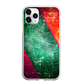 Чехол для iPhone 11 Pro матовый с принтом ТРИ УДОВОЛЬСТВИЯ в городе Новоалтайск, Силикон |  | граундж | полосы | поцарапанный | урбан | цветной