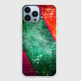 Чехол для iPhone 13 Pro Max с принтом ТРИ УДОВОЛЬСТВИЯ в городе Новоалтайск,  |  | граундж | полосы | поцарапанный | урбан | цветной