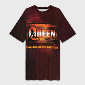 Платье-футболка 3D We Will Rock You. Banda Sonora Del Espectaculo Queen: в городе Новоалтайск, | | freddie mercury | paul rodgers | queen | quen | альбом | брайан мэй | глэм | джон дикон | квин | королева | куин | меркури | меркьюри | музыкант | мэркури | певец | песня | поп | роджер тейлор | рок группа | фаррух булсара