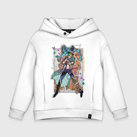 Детское худи Oversize хлопок с принтом Jolyne лучшая девочка jojo stone ocean в городе Новоалтайск, френч-терри — 70% хлопок, 30% полиэстер. Мягкий теплый начес внутри —100% хлопок | боковые карманы, эластичные манжеты и нижняя кромка, капюшон на магнитной кнопке | bizzare adventure | cujoh | jojo | джалин | джозеф | джолин | джордж | джостар | дио брандо | жожа | жожо | жоске | куджо | невероятные пркилючения | стенд