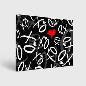 Холст прямоугольный с принтом The Weeknd - XO в городе Новоалтайск, 100% ПВХ |  | abel makkonen tesfaye | after hours | beauty behind the madness | kiss land | starboy | the weeknd | the weekеnd | xo | артист | музыка | уикнд