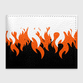 Обложка для студенческого билета с принтом Оранжевый Огонь в городе Новоалтайск, натуральная кожа | Размер: 11*8 см; Печать на всей внешней стороне | минимализм | огонь | оранжевый огонь | пламя | рисунок