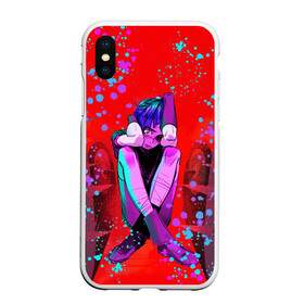 Чехол для iPhone XS Max матовый с принтом Испуганная Паудер | Порох | Jinx в городе Новоалтайск, Силикон | Область печати: задняя сторона чехла, без боковых панелей | arcane | arcane league of legends | cartoon | jinx | league of legends | mult | stim punk | stimpunk | аркеин | аркейн | джинкс | мульт | мультик | паудер | порох | психопатка | синеголовая | синий хвост | стим панк | стимпанк