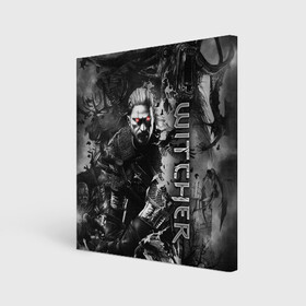 Холст квадратный с принтом Witcher (Ведьмак) в городе Новоалтайск, 100% ПВХ |  | wild hunt | witcher | ведьмак | геральт из ривии | игры | компьютерные игры