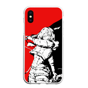 Чехол для iPhone XS Max матовый с принтом Микаса в красно черном цвете в городе Новоалтайск, Силикон | Область печати: задняя сторона чехла, без боковых панелей | akkerman | anime | attack on titan | attack titan | eren | levi | mikasa | mikasa ackerman | shingeki no kyojin | акерман | аккерман | аниме | атака на титанов | атака титанов | вторжение гигантов | микаса акерман | с атакой титанов | эрен