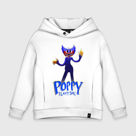 Детское худи Oversize хлопок с принтом POPPY PLAYTIME ХАГИ ВАГИ ЛОВИТ ТЕБЯ в городе Новоалтайск, френч-терри — 70% хлопок, 30% полиэстер. Мягкий теплый начес внутри —100% хлопок | боковые карманы, эластичные манжеты и нижняя кромка, капюшон на магнитной кнопке | poppy playtime | игра | кукла | монстр | плэйтайм | попи плей тайм | попи плэй тайм | попиплейтам | попиплэйтайм | поппи плейтайм | поппиплэйтайм | хагги вагги | хаги ваги | хоррор
