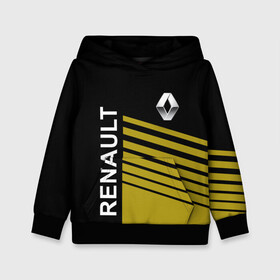 Детская толстовка 3D с принтом РЕНО (Renault) в городе Новоалтайск, 100% полиэстер | двухслойный капюшон со шнурком для регулировки, мягкие манжеты на рукавах и по низу толстовки, спереди карман-кенгуру с мягким внутренним слоем | for | life | logan | renault | reno | логан | рено | рэно