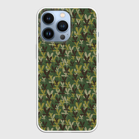 Чехол для iPhone 13 Pro с принтом Комары (камуфляж) в городе Новоалтайск,  |  | camouflage | disguise | hunting camouflage | khaki | maskhalat | military | military camouflage | вампиры | комары | кровопийцы | кровососы | кровь | насекомые | охотник | рыбак | слепни