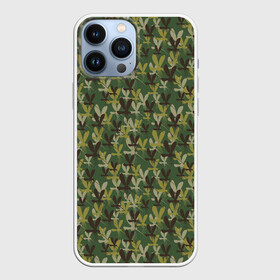 Чехол для iPhone 13 Pro Max с принтом Комары (камуфляж) в городе Новоалтайск,  |  | camouflage | disguise | hunting camouflage | khaki | maskhalat | military | military camouflage | вампиры | комары | кровопийцы | кровососы | кровь | насекомые | охотник | рыбак | слепни