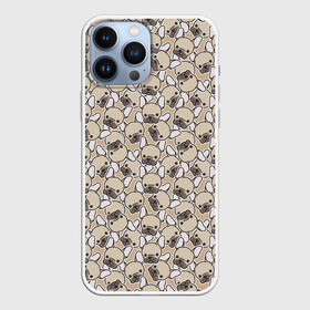 Чехол для iPhone 13 Pro Max с принтом Щенки Бульдога в городе Новоалтайск,  |  | Тематика изображения на принте: animal | bulldog | dog | french bulldog | french bulldog p | pit bull | бойцовская собака | бульдог | год собаки | друг человека | животное | зверь | кинолог | пёс | питбуль | собака французский бульдог | собаковод
