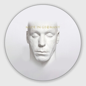 Круглый коврик для мышки с принтом Rammstein - Made in Germany 1995 - 2011 в городе Новоалтайск, резина и полиэстер | круглая форма, изображение наносится на всю лицевую часть | Тематика изображения на принте: lindemann | rammstein | ramstein | till lindemann | альбом | кристоф шнайдер | лоренц | метал | немецкая | оливер ридель | пауль ландерс | раммштайн | рамштайн | рихард круспе | рок группа | тилль линдеманн