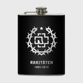 Фляга с принтом Raritaten - Rammstein в городе Новоалтайск, металлический корпус | емкость 0,22 л, размер 125 х 94 мм. Виниловая наклейка запечатывается полностью | lindemann | rammstein | ramstein | till lindemann | альбом | кристоф шнайдер | лоренц | метал | немецкая | оливер ридель | пауль ландерс | раммштайн | рамштайн | рихард круспе | рок группа | тилль линдеманн