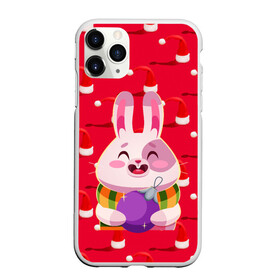 Чехол для iPhone 11 Pro Max матовый с принтом Новогодний зайка | Новый год 2022 в городе Новоалтайск, Силикон |  | Тематика изображения на принте: 2022 | christmas | new year | год тигра | зайка | заяц | кролик | наступающий год | новогодний | новый год | рождественский | рождество | рождество христово | с новым годом | святки