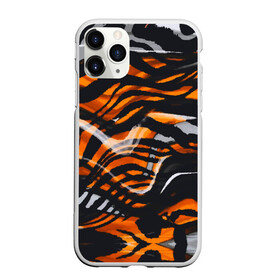 Чехол для iPhone 11 Pro матовый с принтом Окрас тигра в городе Новоалтайск, Силикон |  | животное | кошка | полосы | праздник | символ | тигр