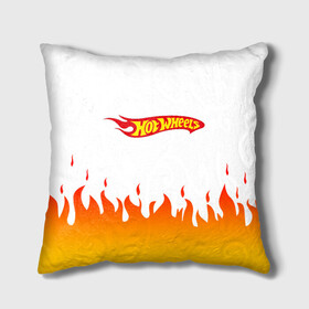 Подушка 3D с принтом Hot Wheels | Logo | Fire в городе Новоалтайск, наволочка – 100% полиэстер, наполнитель – холлофайбер (легкий наполнитель, не вызывает аллергию). | состоит из подушки и наволочки. Наволочка на молнии, легко снимается для стирки | auto | bone shaker | fire | hot wheels | logo | mattel | rd02 | twin mill | авто | автомобиль | ам | горячие колёса | лого | логотип | огненная | огонь | хот велс | эмблема