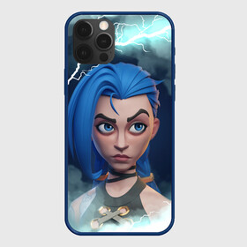 Чехол для iPhone 12 Pro Max с принтом BLUE JINX | ARCAME в городе Новоалтайск, Силикон |  | Тематика изображения на принте: arcane | arcane league of legends | cartoon | jinx | league of legends | mult | stim punk | stimpunk | аркеин | аркейн | джинкс | мульт | мультик | паудер | порох | психопатка | синеголовая | синий хвост | стим панк | стимпанк