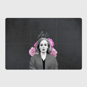 Магнитный плакат 3Х2 с принтом Flowers Adele в городе Новоалтайск, Полимерный материал с магнитным слоем | 6 деталей размером 9*9 см | имя | надпись | певица | текстура | цветы