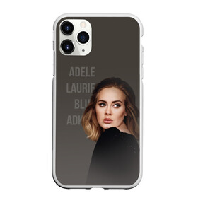 Чехол для iPhone 11 Pro матовый с принтом Взгляд Адель в городе Новоалтайск, Силикон |  | взгляд | девушка | имя | надпись | певица