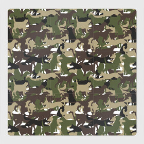 Магнитный плакат 3Х3 с принтом Камуфляж из Собак (Camouflage) в городе Новоалтайск, Полимерный материал с магнитным слоем | 9 деталей размером 9*9 см | animal | camouflage | dog | military camouflage | барбос | бобик | военный камуфляж | год собаки | друг человека | животное | зверь | ищейка | камуфляж | кинолог | кость | лайка | милитари | охотничий камуфляж | пёс