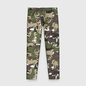 Детские леггинсы 3D с принтом Камуфляж из Собак (Camouflage) в городе Новоалтайск, полиэстер 85%, спандекс 15% | эластичный пояс, зауженный крой | animal | camouflage | dog | military camouflage | барбос | бобик | военный камуфляж | год собаки | друг человека | животное | зверь | ищейка | камуфляж | кинолог | кость | лайка | милитари | охотничий камуфляж | пёс