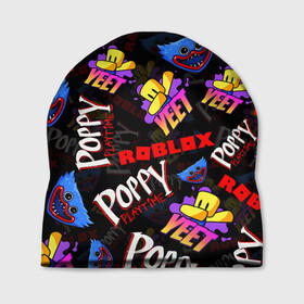Шапка 3D с принтом ROBLOX x POPPY PLAYTIME ПОППИ ПЛЕЙТАЙМ РОБЛОКС в городе Новоалтайск, 100% полиэстер | универсальный размер, печать по всей поверхности изделия | blox fruits | huggy wuggy | huggywuggy | noob | poppy playtime | roblox | roblox games | вугги | вуги | игра | игра роблокс | кукла | монстр | нуб | попи плей тайм | попиплэйтайм | поппи плейтайм | роблокс | робукс | хагги | 