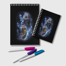 Блокнот с принтом GOD OF WAR РАГНАРЁК в городе Новоалтайск, 100% бумага | 48 листов, плотность листов — 60 г/м2, плотность картонной обложки — 250 г/м2. Листы скреплены удобной пружинной спиралью. Цвет линий — светло-серый
 | Тематика изображения на принте: ascension | betrayal | chains of olympus | cratos | ghost of sparta | god of war | hack and slash | kratos | logo | ragnarok | rune | бог войны | год ов вар | год оф вар | игра | иероглифы | кратос | лого | логотип | рагнарёк | руны | символы | эмблема