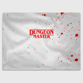 Плед 3D с принтом DUNGEON MASTER BLOOD ГАЧИМУЧИ БЕЛЫЙ в городе Новоалтайск, 100% полиэстер | закругленные углы, все края обработаны. Ткань не мнется и не растягивается | aniki | billy | boss | boy | bucks | dark | deep | door | dungeon | fantasy | gachi | gachimuchi | gym | hundred | master | muchi | next | stranger | the | things | three | van | wee | билли | ван | гачи | гачимучи | дела | мучи | 