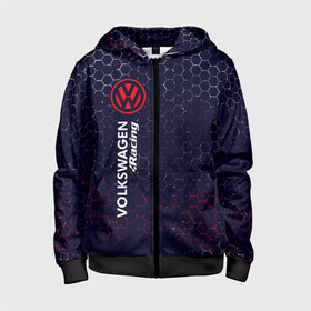 Детская толстовка 3D на молнии с принтом VOLKSWAGEN RACING   Соты (Вертикально) в городе Новоалтайск, 100% полиэстер |  манжеты и пояс оформлены широкой мягкой резинкой, двухслойный капюшон со шнурком для регулировки, спереди карманы и застежка-молния
 | auto | logo | moto | symbol | volkswagen | volkswagen racing | авто | автомобиль | вертикально | гонки | знак | лого | логотип | логотипы | марка | машина | мото | символ | символы | соты | фольксваген