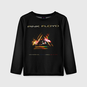 Детский лонгслив 3D с принтом Live at the Empire Pool - Pink Floyd в городе Новоалтайск, 100% полиэстер | длинные рукава, круглый вырез горловины, полуприлегающий силуэт
 | pink floyd | pinkfloyd | альбом | арт | артрок | дэвид гилмор | пинк флойд | пинкфлойд | прогрессивный | психоделический | ричард райт | роджер уотерс | рок группа | сид барретт | симфонический | спэйс | эйсид