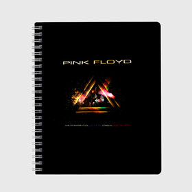 Тетрадь с принтом Live at the Empire Pool - Pink Floyd в городе Новоалтайск, 100% бумага | 48 листов, плотность листов — 60 г/м2, плотность картонной обложки — 250 г/м2. Листы скреплены сбоку удобной пружинной спиралью. Уголки страниц и обложки скругленные. Цвет линий — светло-серый
 | pink floyd | pinkfloyd | альбом | арт | артрок | дэвид гилмор | пинк флойд | пинкфлойд | прогрессивный | психоделический | ричард райт | роджер уотерс | рок группа | сид барретт | симфонический | спэйс | эйсид