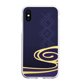 Чехол для iPhone XS Max матовый с принтом КОСТЮМ КАМИСАТО АЯКИ в городе Новоалтайск, Силикон | Область печати: задняя сторона чехла, без боковых панелей | Тематика изображения на принте: anime | cryo | game | kamisato ayaka | аниме | аяка | геншин | игра | импакт | инадзума | камисато аяка | крио | молитва