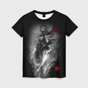 Женская футболка 3D DOTA 2   ДОТА 2 ТЕНЬ: в городе Новоалтайск, 100% полиэфир ( синтетическое хлопкоподобное полотно) | прямой крой, круглый вырез горловины, длина до линии бедер | bristleback | dota | dota 2 | dota2 | heroes | invoker | lina | og team | pudge | shadow | shadow fiend | team liquid | team spirit | the international | windranger | бристелбек | бристл | дота | дота 2 | дота2 | пудж | тень | урса