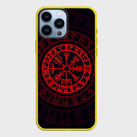 Чехол для iPhone 13 Pro Max Красный Вегвизир: в городе Новоалтайск, | | викинги | красный вегвизир | минимализм | руны | руны викингов | символ | символика