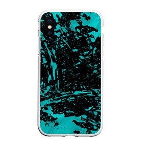 Чехол для iPhone XS Max матовый с принтом НЕОНОВЫЕ БРЫЗГИ КРАСОК   ГРАНЖ   NEON в городе Новоалтайск, Силикон | Область печати: задняя сторона чехла, без боковых панелей | Тематика изображения на принте: abstraction | colors | geometry | hexagon | neon | paints | stripes | texture | triangle | абстракция | брызги | брызги красок | геометрия | краски | неон | соты | текстура