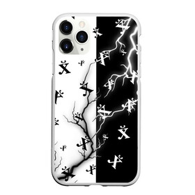 Чехол для iPhone 11 Pro матовый с принтом ПОЙМЕТ ТОЛЬКО РУССКИЙ   Молния в городе Новоалтайск, Силикон |  | древний | знак | иероглиф | мат | молния | паттерн | прикол | приколы | символ | символы | черно белый | юмор