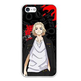 Чехол для iPhone 5/5S матовый с принтом ТОКИЙСКИЕ МСТИТЕЛИ, МАЙКИ   MICKEY в городе Новоалтайск, Силикон | Область печати: задняя сторона чехла, без боковых панелей | Тематика изображения на принте: anime | draken | mikey | tokyorevengers | walhalla | аниме | вальгала | дракен | иероглифы | кэн | майки | манга | мандзиро | микки | рюгудзи | сано | символы | токийские мстители